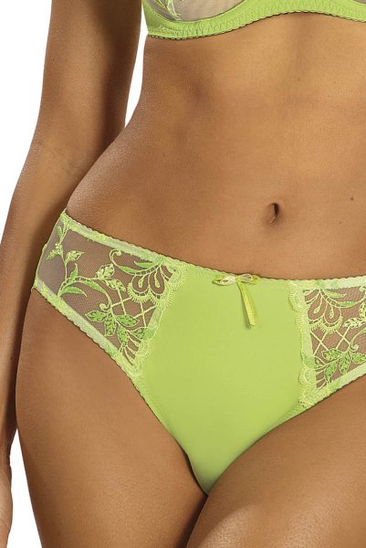 画像5: 【30%OFF】VIVIANA neongreen C511 |ブラジリアンショーツ・イエローグリーン | ewabien エヴァビアン (5)