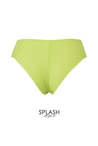 画像2: 【30%OFF】VIVIANA neongreen C322 |ブラジリアンタンガ・シースルー・イエローグリーン  | ewabien エヴァビアン (2)