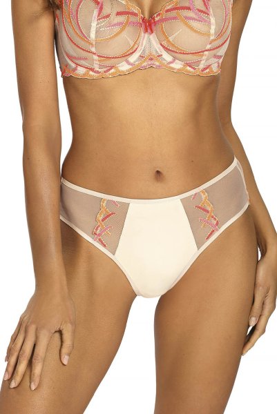 画像3: 【30%OFF】NAOMI orange C511 |ブラジリアンショーツ・ホワイト×オレンジ | ewabien エヴァビアン (3)