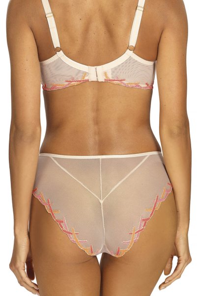 画像4: 【30%OFF】NAOMI orange C511 |ブラジリアンショーツ・ホワイト×オレンジ | ewabien エヴァビアン (4)