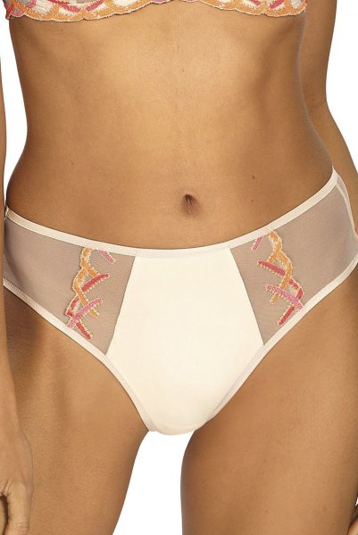 画像5: 【30%OFF】NAOMI orange C511 |ブラジリアンショーツ・ホワイト×オレンジ | ewabien エヴァビアン (5)