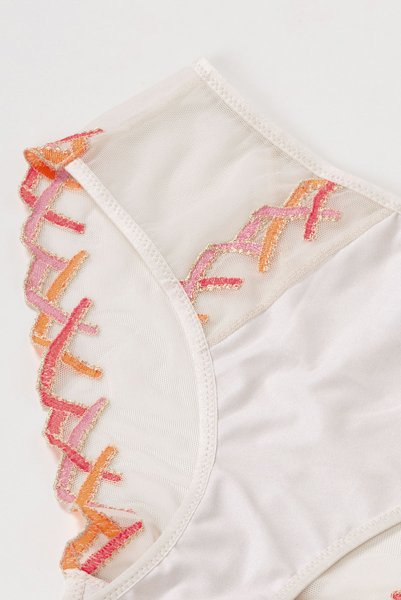 画像9: 【30%OFF】NAOMI orange C511 |ブラジリアンショーツ・ホワイト×オレンジ | ewabien エヴァビアン (9)