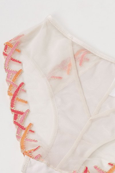 画像10: 【30%OFF】NAOMI orange C511 |ブラジリアンショーツ・ホワイト×オレンジ | ewabien エヴァビアン (10)