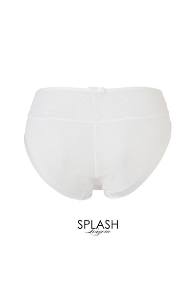 画像2: 【30%OFF】ALONA white C110 | ノーマルショーツ・ホワイト  | ewabien エヴァビアン (2)