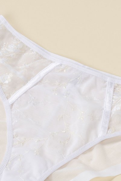 画像11: 【30%OFF】ALONA white C110 | ノーマルショーツ・ホワイト  | ewabien エヴァビアン (11)