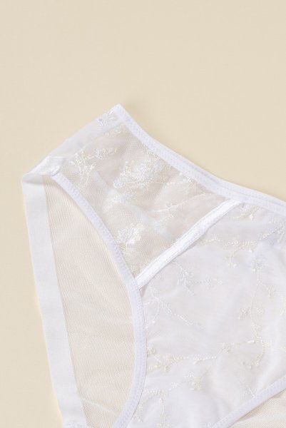 画像12: 【30%OFF】ALONA white C110 | ノーマルショーツ・ホワイト  | ewabien エヴァビアン (12)