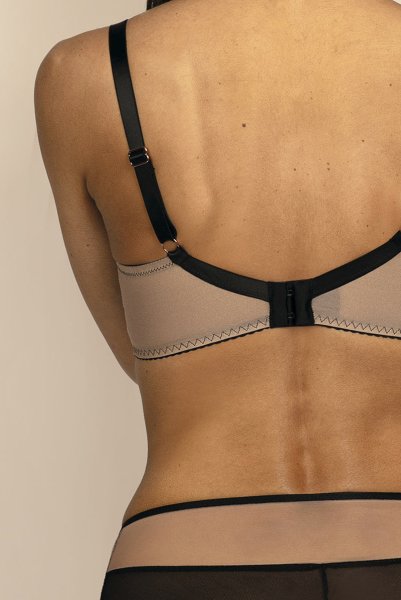 画像7: 【30%OFF】OFRA beige-black B150 | フルカップ・ワイヤーブラ・セミソフトブラ・大きいサイズ・B〜Kカップ・ベージュ×ブラック | ewabien エヴァビアン| 輸入下着・高級ランジェリー  (7)