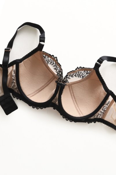 画像11: 【30%OFF】OFRA beige-black B150 | フルカップ・ワイヤーブラ・セミソフトブラ・大きいサイズ・B〜Kカップ・ベージュ×ブラック | ewabien エヴァビアン| 輸入下着・高級ランジェリー  (11)