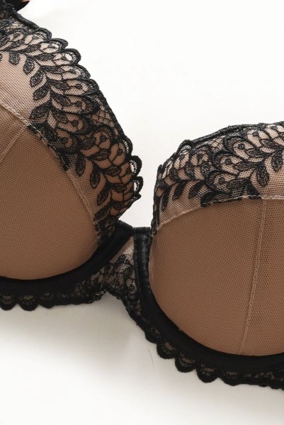 画像10: 【30%OFF】70D.70E.70F.80Dサイズ｜OFRA beige-black B214 | 3/4カップ・ワイヤーブラ・グラマー向け・ベージュ×ブラック| ewabien エヴァビアン| 輸入下着・高級ランジェリー  (10)