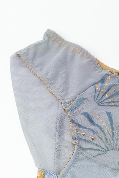 画像11: 【30%OFF】NATALI blue-grey C110 | ノーマルショーツ・ブルーグレー  | ewabien エヴァビアン (11)