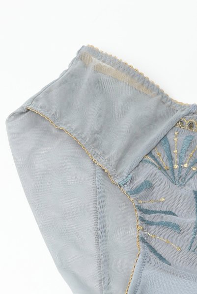 画像12: 【30%OFF】NATALI blue-grey C124 | ハイウエストショーツ・シースルー・ブルーグレー  | ewabien エヴァビアン (12)