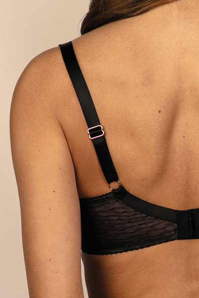 画像7: 【30%OFF】LOLA black-B214 | 3/4カップ・ワイヤーブラ・グラマー向け・ブラック| ewabien エヴァビアン| 輸入下着・高級ランジェリー  (7)