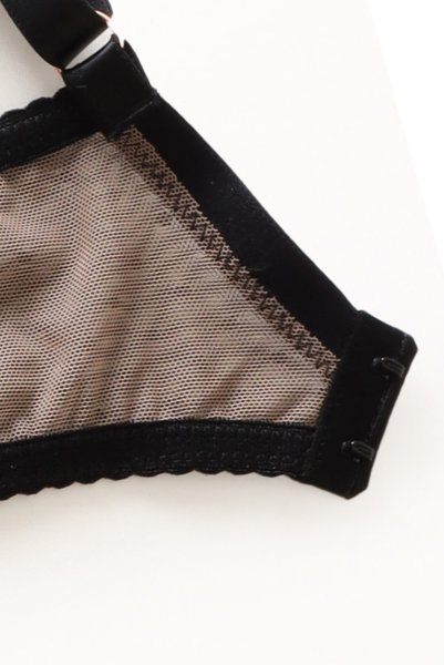 画像13: 【30%OFF】LOLA black-B139 | フルカップ・パッドなし・ワイヤーブラ・一枚レース・大きいサイズ・B〜Iカップ・ブラック | ewabien エヴァビアン| 輸入下着・高級ランジェリー  (13)