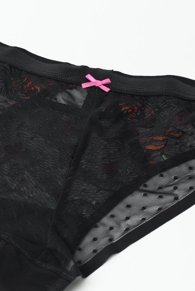 画像12: 【30%OFF】LOLA black-C322|ブラジリアンタンガ・シースルー・グリーン  | ewabien エヴァビアン (12)