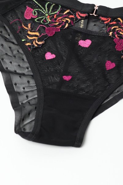 画像13: 【30%OFF】LOLA black-C322|ブラジリアンタンガ・シースルー・グリーン  | ewabien エヴァビアン (13)