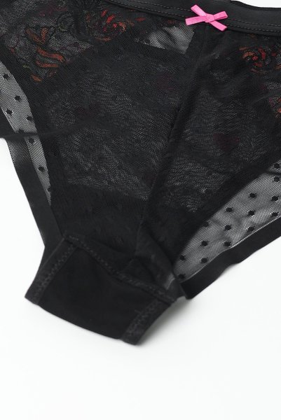 画像14: 【30%OFF】LOLA black-C322|ブラジリアンタンガ・シースルー・グリーン  | ewabien エヴァビアン (14)