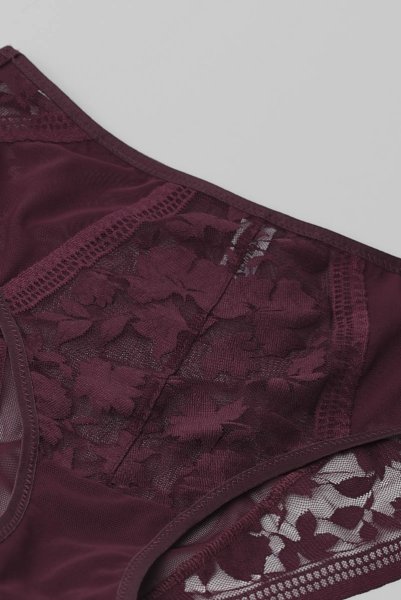 画像11: 【30%OFF】ORLANDO-claret-C125 |ハイウエストショーツ・クラレット | ewabien エヴァビアン (11)