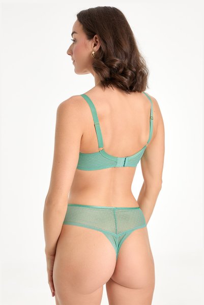 画像5: SOVANA green B214 | 3/4カップ・ワイヤーブラ・グラマー向け・すっぴん美乳ブラ・グリーン| ewabien エヴァビアン (5)
