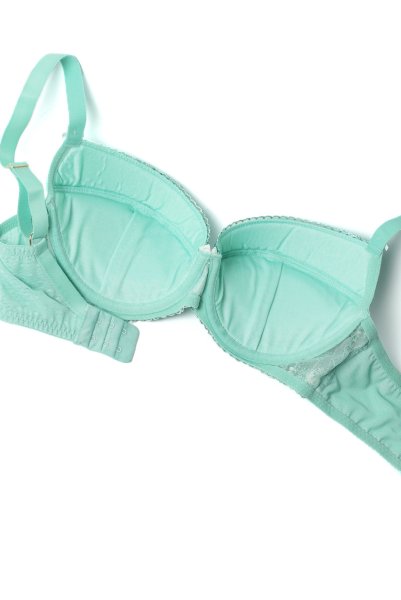 画像10: SOVANA green B214 | 3/4カップ・ワイヤーブラ・グラマー向け・すっぴん美乳ブラ・グリーン| ewabien エヴァビアン (10)