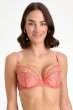 画像2: NATALI flamingo B214 | 3/4カップ・ワイヤーブラ・グラマー向け・すっぴん美乳ブラ・ピンク| ewabien エヴァビアン| 輸入下着・高級ランジェリー  (2)