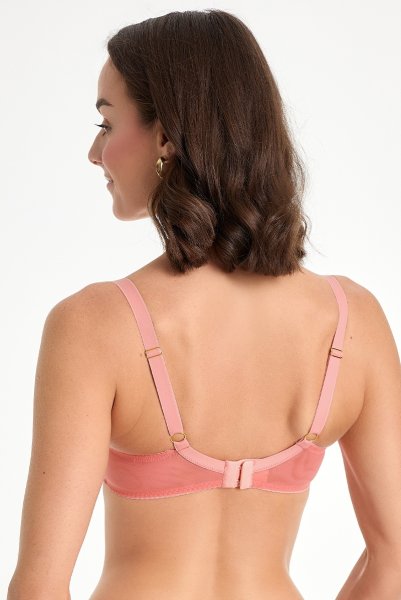 画像3: NATALI flamingo B214 | 3/4カップ・ワイヤーブラ・グラマー向け・すっぴん美乳ブラ・ピンク| ewabien エヴァビアン (3)