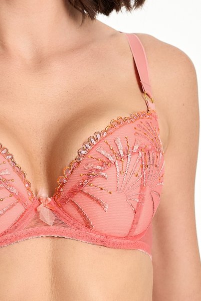画像6: NATALI flamingo B214 | 3/4カップ・ワイヤーブラ・グラマー向け・すっぴん美乳ブラ・ピンク| ewabien エヴァビアン (6)
