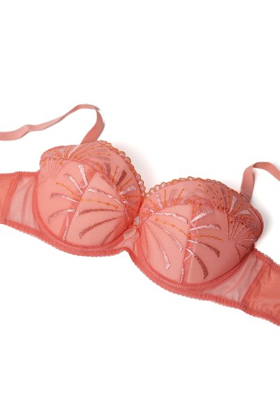画像8: NATALI flamingo B214 | 3/4カップ・ワイヤーブラ・グラマー向け・すっぴん美乳ブラ・ピンク| ewabien エヴァビアン (8)