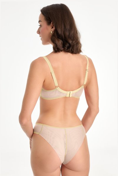 画像5: KARMELA gold B214 | 3/4カップ・ワイヤーブラ・グラマー向け・すっぴん美乳ブラ・ゴールド| ewabien エヴァビアン (5)