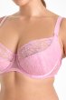 画像4: FIORA pink B150 | フルカップ・ワイヤーブラ・セミソフトブラ・大きいサイズ・ピンク| ewabien エヴァビアン| 輸入下着・高級ランジェリー  (4)