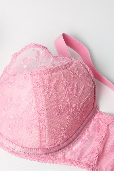 画像6: FIORA pink B150 | フルカップ・ワイヤーブラ・セミソフトブラ・大きいサイズ・ピンク| ewabien エヴァビアン| 輸入下着・高級ランジェリー  (6)