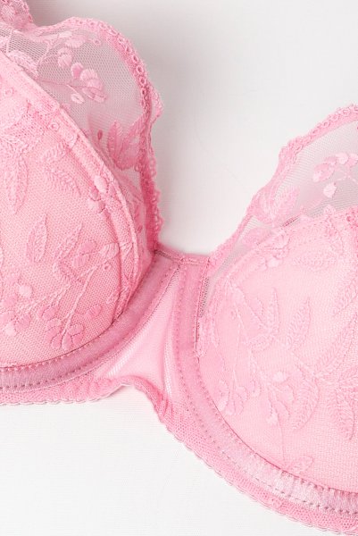 画像7: FIORA pink B150 | フルカップ・ワイヤーブラ・セミソフトブラ・大きいサイズ・ピンク| ewabien エヴァビアン| 輸入下着・高級ランジェリー  (7)