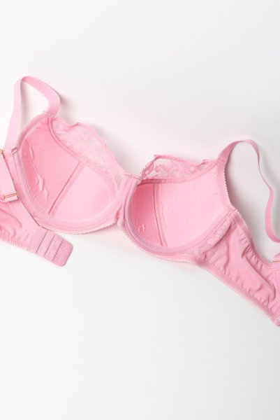 画像8: FIORA pink B150 | フルカップ・ワイヤーブラ・セミソフトブラ・大きいサイズ・ピンク| ewabien エヴァビアン| 輸入下着・高級ランジェリー  (8)