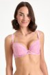 画像2: FIORA pink B214 | 3/4カップ・ワイヤーブラ・グラマー向け・すっぴん美乳ブラ・ピンク| ewabien エヴァビアン| 輸入下着・高級ランジェリー  (2)