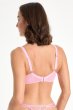 画像3: FIORA pink B214 | 3/4カップ・ワイヤーブラ・グラマー向け・すっぴん美乳ブラ・ピンク| ewabien エヴァビアン| 輸入下着・高級ランジェリー  (3)