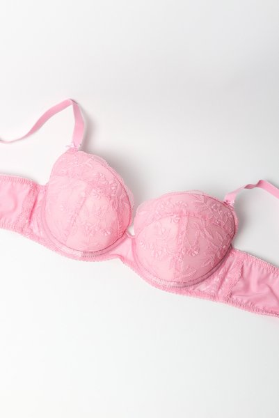 画像7: FIORA pink B214 | 3/4カップ・ワイヤーブラ・グラマー向け・すっぴん美乳ブラ・ピンク| ewabien エヴァビアン (7)