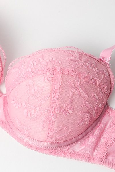 画像8: FIORA pink B214 | 3/4カップ・ワイヤーブラ・グラマー向け・すっぴん美乳ブラ・ピンク| ewabien エヴァビアン (8)
