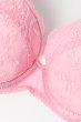 画像9: FIORA pink B214 | 3/4カップ・ワイヤーブラ・グラマー向け・すっぴん美乳ブラ・ピンク| ewabien エヴァビアン| 輸入下着・高級ランジェリー  (9)