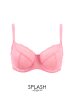 画像1: FIORA pink B161 | フルカップ・パッドなし・ワイヤーブラ・一枚レース・大きいサイズ・ピンク | ewabien エヴァビアン| 輸入下着・高級ランジェリー  (1)