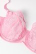 画像9: FIORA pink B161 | フルカップ・パッドなし・ワイヤーブラ・一枚レース・大きいサイズ・ピンク | ewabien エヴァビアン| 輸入下着・高級ランジェリー  (9)