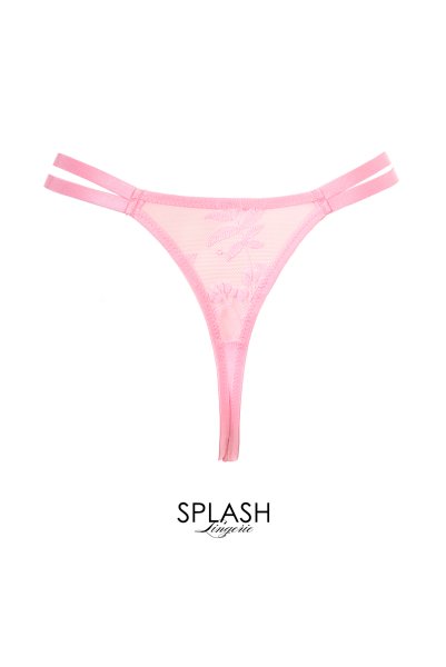 画像2: FIORA pink C215 |タンガ・Tバック・ピンク | ewabien エヴァビアン (2)