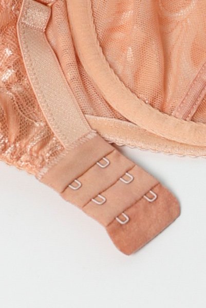 画像13: MARISA apricot B161 | フルカップ・パッドなし・ワイヤーブラ・一枚レース・大きいサイズ・B〜Jカップ・アプリコット | ewabien エヴァビアン| 輸入下着・高級ランジェリー  (13)