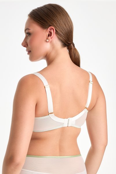 画像3: LIMON cream B150 | フルカップ・ワイヤーブラ・セミソフトブラ・大きいサイズ・クリーム| ewabien エヴァビアン| 輸入下着・高級ランジェリー  (3)