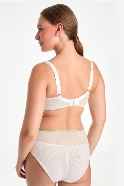 画像5: LIMON cream B150 | フルカップ・ワイヤーブラ・セミソフトブラ・大きいサイズ・クリーム| ewabien エヴァビアン| 輸入下着・高級ランジェリー  (5)