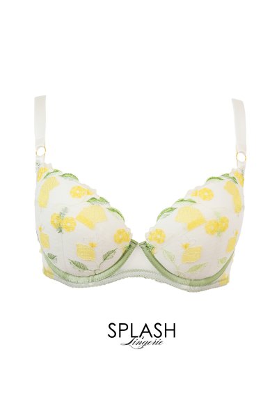 画像1: LIMON cream B214 | 3/4カップ・ワイヤーブラ・グラマー向け・すっぴん美乳ブラ・クリーム| ewabien エヴァビアン| 輸入下着・高級ランジェリー  (1)