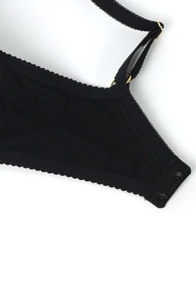 画像8: RINA-black-B214 | 3/4カップ・ワイヤーブラ・グラマー向け・すっぴん美乳ブラ・ブラック| ewabien エヴァビアン (8)