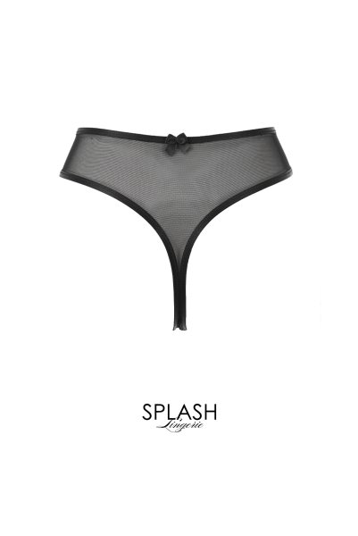 画像2: RINA-black-C200 |タンガ・Tバック・ブラック  | ewabien エヴァビアン (2)