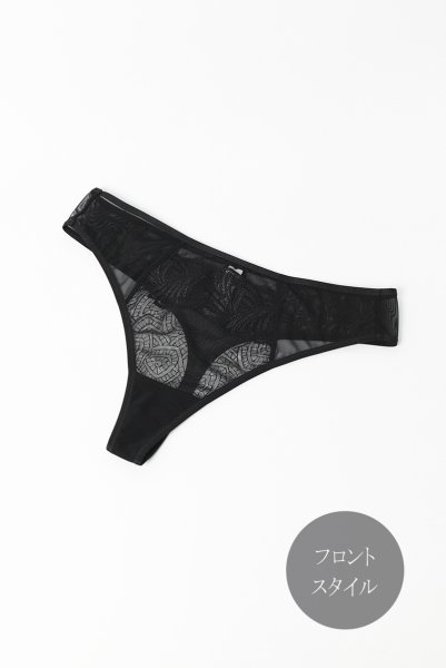 画像9: RINA-black-C200 |タンガ・Tバック・ブラック  | ewabien エヴァビアン (9)