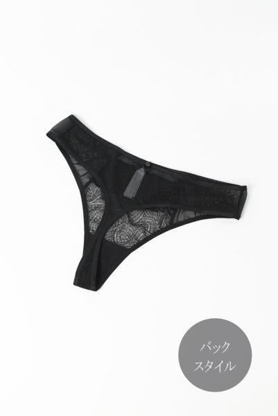 画像10: RINA-black-C200 |タンガ・Tバック・ブラック  | ewabien エヴァビアン (10)