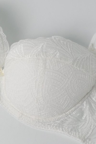画像9: RINA cream B214 | 3/4カップ・ワイヤーブラ・グラマー向け・すっぴん美乳ブラ・ホワイト| ewabien エヴァビアン (9)
