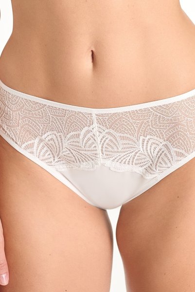 画像7: RINA cream C110 | ノーマルショーツ・ホワイト  | ewabien エヴァビアン (7)